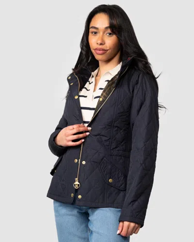 Barbour Millfire Quilted Womens Jacket In Blue