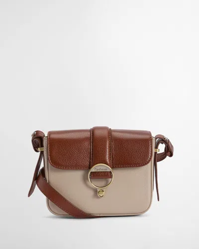 Barbour Mini Rosa Leather Womens Crossbody Bag In Purple