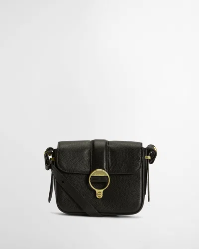 Barbour Mini Rosa Leather Womens Crossbody Bag In Brown