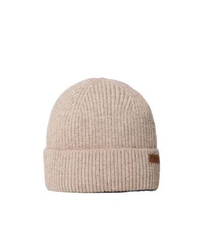 Barbour Minimalist Knit Beanie In Neutral