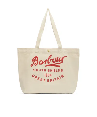 Barbour Minimalist Tote Bag In Nude