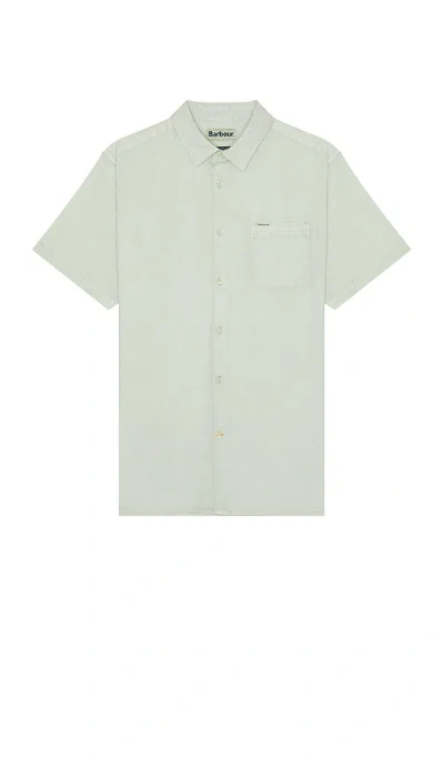 Barbour Terra Dye Polo Shirt In Green