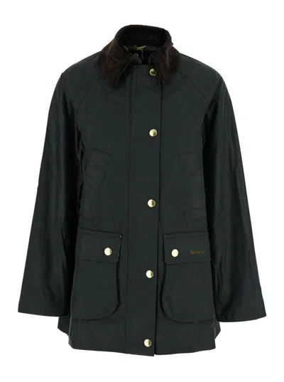 Barbour Modern Beadnell Coat In Green