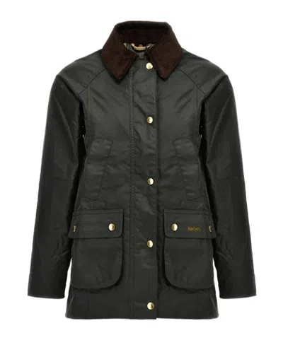 Barbour Modern Beadnell Collared Jacket In Brown