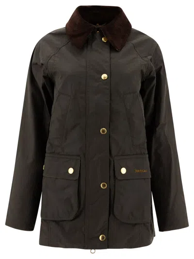 Barbour "modern Beadnell" Jacket In Brown