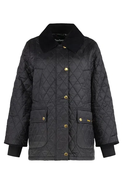 Barbour Modern Beadnell Quilted Jacket In Black