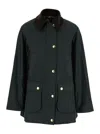 Barbour Modern Beadnell Wax Aw25 Wax Cot Outw In Green