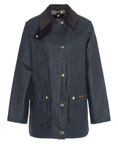 Barbour Modern Beadnell Wax Clothing In Blue