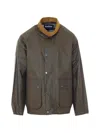 Barbour Modern Bedale Buttoned Jacket In Brown