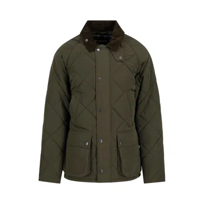 Pre-owned Barbour Modern Bedale Quilted Jacket 'olive' | Green | Men's Size M