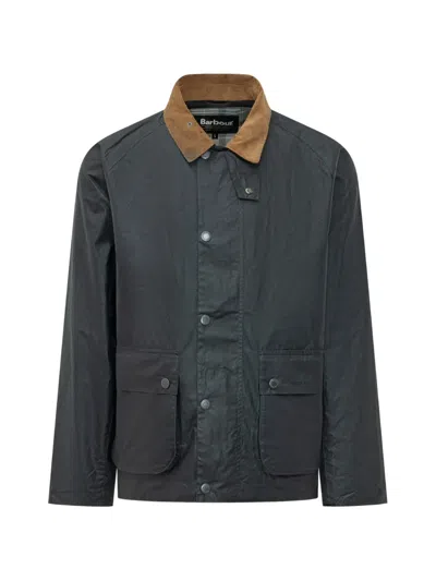Barbour Modern Bedale Wax Jacket In Blue