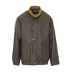 Barbour Modern Bedale Buttoned Jacket In Green