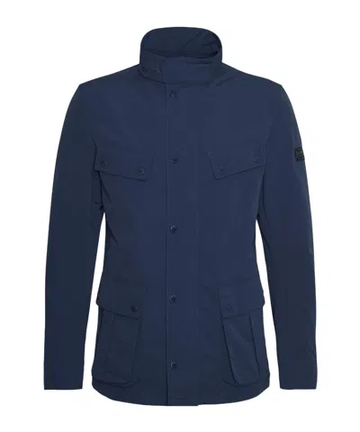 Barbour Modern Duke Showerproof Jacket In Blue