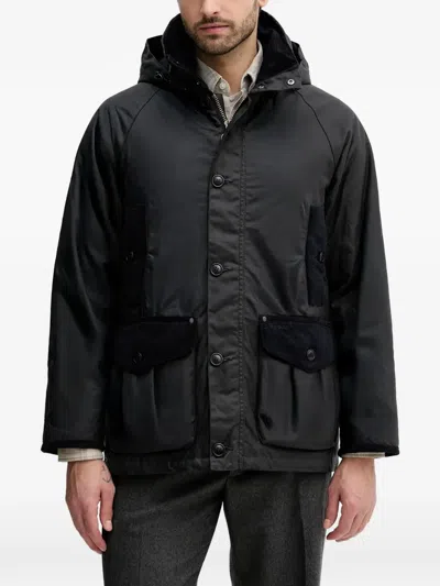 Barbour Modern Heritage Beaufort Hooded Jacket In Animal Print