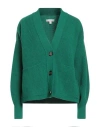 Barbour Modern Heritage Woman Cardigan Green Size 14 Wool, Polyamide In Green