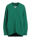 Barbour Modern Heritage Woman Sweater Green Size 10 Wool, Polyamide In Green