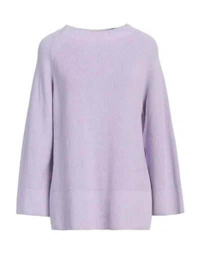 Barbour Modern Heritage Woman Sweater Lilac Size 8 Cotton In Purple