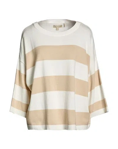 Barbour Modern Heritage Woman Sweater Sand Size 14 Cotton In Multi