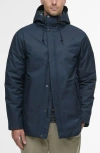 Barbour Modern Lorden Waterproof Hooded Jacket In Blue