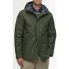 Barbour Modern Lorden Waterproof Hooded Jacket In Green