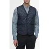 Barbour Modern Quilted Nylon Vest In Blue