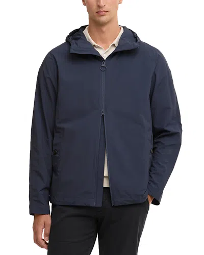 Barbour Modern Rokig Hooded Showerproof Jacket In Blue