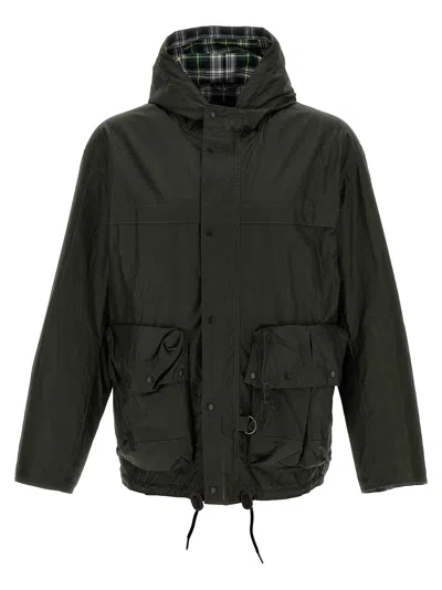 Barbour Modified Durham Short Casual Jackets And Parka In Green