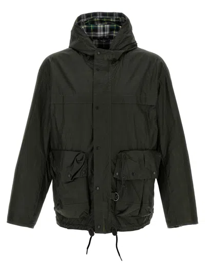 Barbour 'modified Durham Short' Jacket In Black