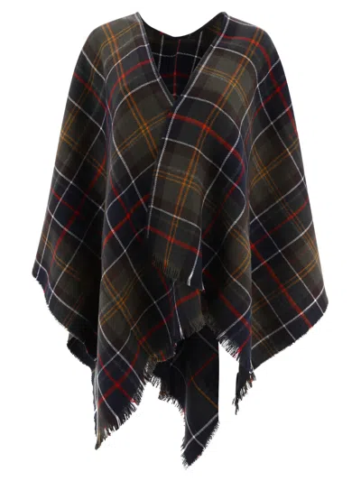 Barbour "montieth Serape" Shawl In Blue