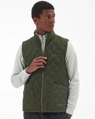 Barbour Monty Mens Gilet In Green