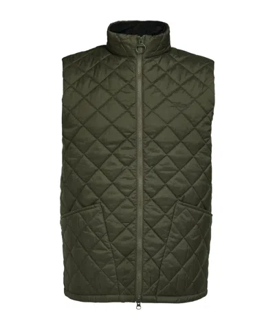 Barbour Monty Quilted Gilet In Olive