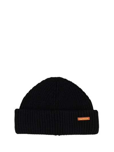 Barbour Mosely Fisherman Beanie In Black