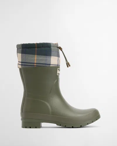 Barbour Mowbray Mid Welly In Green