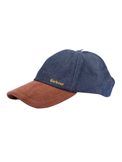 Barbour Mya Denim Cap In Blue
