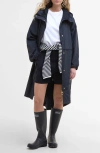 Barbour Naboo Showerproof Hooded Jacket In Blue