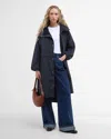 Barbour Naboo Showerproof Hooded Jacket In Blue