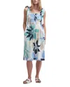 Barbour Nadia Floral Midi Dress In Multi
