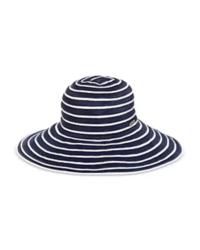 Barbour Nara Sun Hat In Navy/white