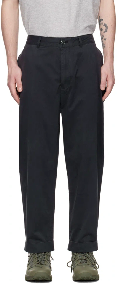 Barbour Navy Baker Trousers In City Navy