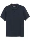 Barbour Blaine Polo Short Sleeves In Navy Blue