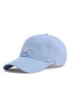 Barbour Nelson Chambray Baseball Cap In Blue