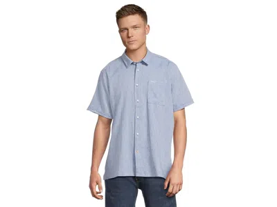 Barbour Nelson Short Sleeve Summer Fit Shirt In Blue