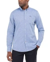 Barbour Nelson Tailored Fit Long Sleeve Button Down Shirt In Blue