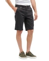 Barbour Neuston Twill Shorts Black In Navy
