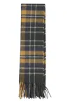Barbour New Check Scarf In Green