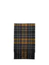 Barbour New Check Tartan Scarf In Brown