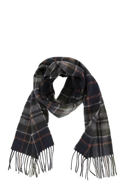 Barbour New Check Tartan Scarf In Black