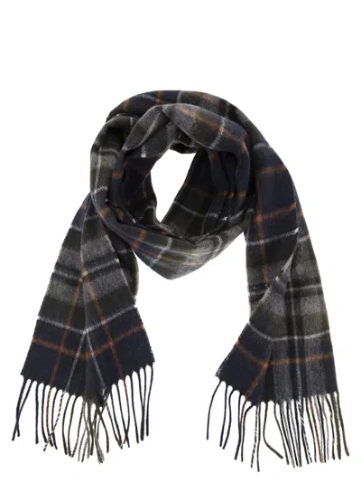 Barbour New Check Tartan Scarf In Black