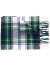 Barbour Tartan Wool And Cashmere Scarf In Multi