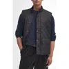 Barbour New Lowerdale Quilted Gilet Vest In Charcoal